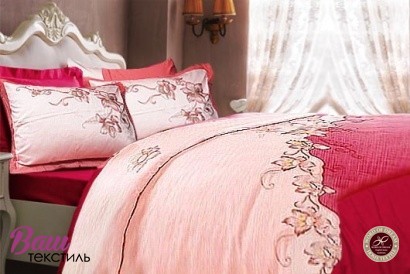 Bed linen set Word of Dream BY094 Sateen with embroidery 