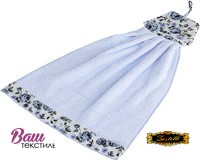 Terry kitchen towel Zastelli Dress with flowers фото