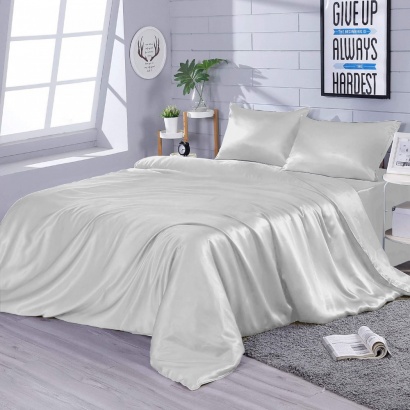 Bed linen set Zastelli White Silk 