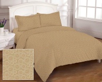 Bed linen set Zastelli Bubble Beige Cotton