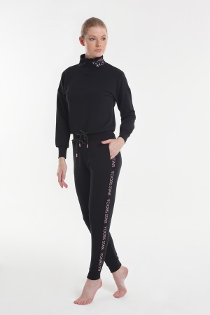 Set (turtleneck + pants) Yoors Star Y2019AW0121 Black			 