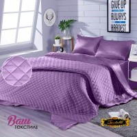 Silk Bed Linen Set Violet Zastelli Orchid lilac