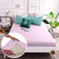 Fitted sheet Word of Dream Percale pink фото