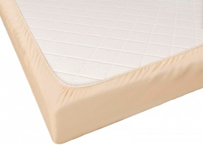 Fitted sheet Jersey-rolled ZASTELLI Light Beige 