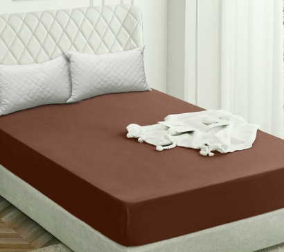 Fitted sheet Jersey ZASTELLI brown 