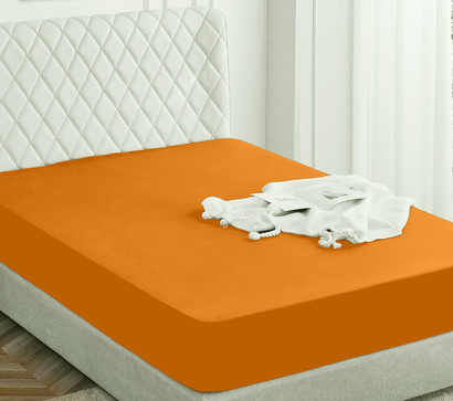 Fitted sheet Jersey ZASTELLI orange 