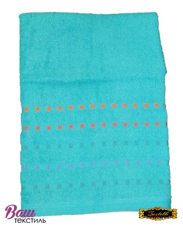 Bath terry towel Zastelli Mosaic Blue 