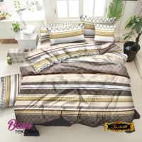 Bed linen set ZASTELLI 40-0871 Brown Cotton Gold 