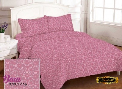 Bed linen set Zastelli Bubble Plum Gold USA Cotton 