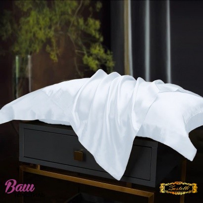 Pillowcase Silk White Zastelli 