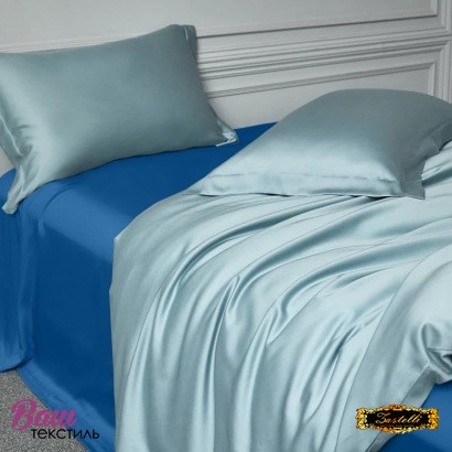 Flat sheet Silk Dark Blue Zastelli 