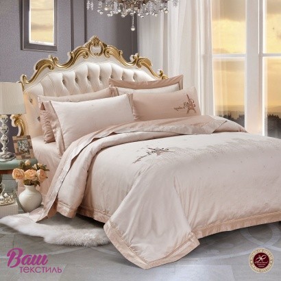 Bed linen set Word of Dream 8 Jacquard with embroidery  