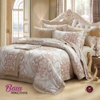 Bed linen set Word of Dream 64 Jacquard with embroidery  фото