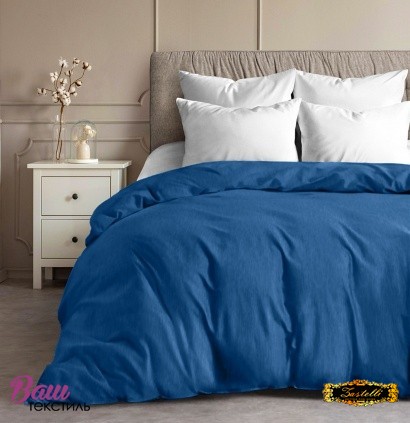 Duvet cover calico Zastelli Dark Blue 19-4150 