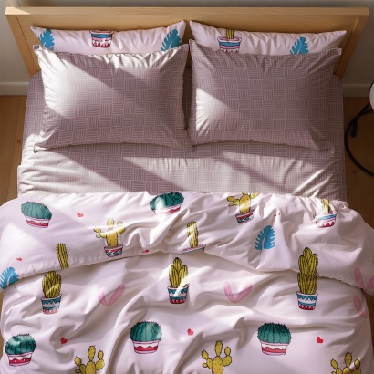 Bed linen set Zastelli 4339 cactus Calico  ����