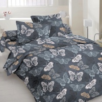Bed linen set Zastelli Butterflies on gray Calico 