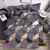 Bed linen set Zastelli Geometric grey Cotton
