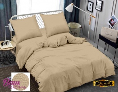 Bed linen Zastelli Latte Beige seersucker 