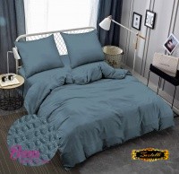 Bed linen Zastelli Brittany Blue seersucker