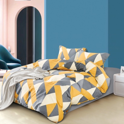 Bed linen Zastelli Geometry MX111/Gray Tradewinds Satin 