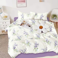 Bed linen Zastelli Purple flowers MX117/Violet Rhapsody Satin