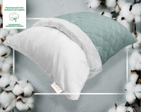 Functional pillowcase (cover) Cotton Aqua 50*70 Zastelli