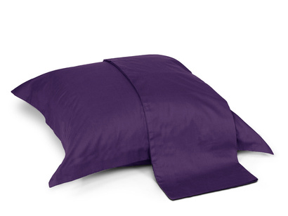 Set of 4 pillowcases 50x70 Zastelli 19-3424 Sunset Purple calico  