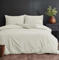 Bed linen Zastelli Ivory polycotton solid dyed