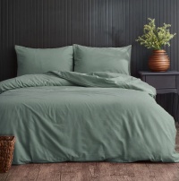 Bed linen Zastelli Mint polycotton solid dyed