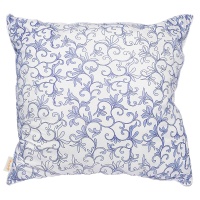 Pillow Zastelli Blue Monograms 4691 microfiber