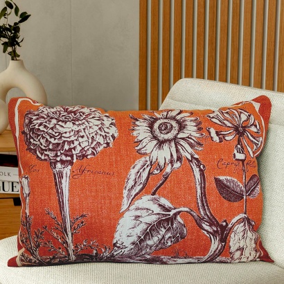 Pillow linen 35x50 orange decorative Zastelli 