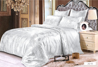 Bed linen Word of Dream JQ10/White jacquard satin white