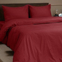 Bed linen set Zastelli 19-1655 Garnet Stripes 100% cotton