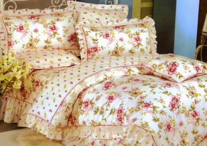 Bed linen set Word of Dream HB305 Sateen with frill 