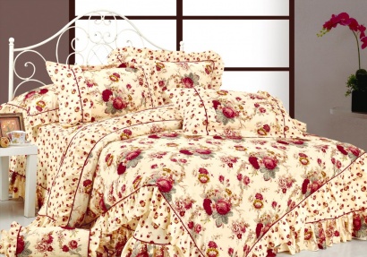 Bed linen set Word of Dream HB056 Sateen with frill 