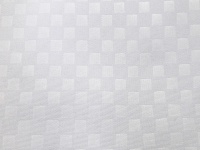 Microfiber embossed White/SQUARES 80g/m2, 220cm