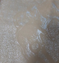 Microfiber pearl print B1539-1 80g/m2, 220cm