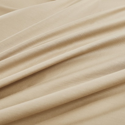 Plain satin Beige Warm Sand 110g/m2, 250cm 