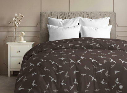   Zastelli BIRDS on brown FRONT 