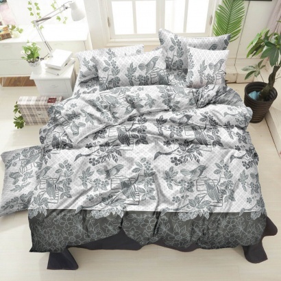 Duvet cover calico Zastelli 20-0471 Grey 