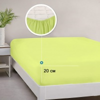 Простирадло на резинці Zastelli Бязь Салатове