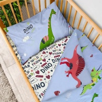 Zastelli 229 Dino Calico Duvet Cover for baby