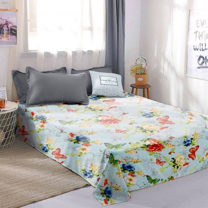 Calico sheet Butterfly Gold ����