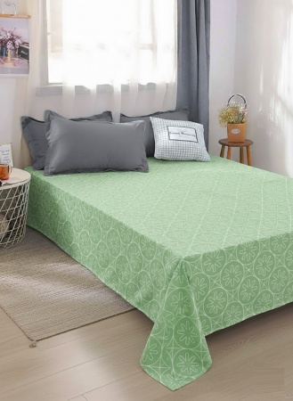Calico sheet Green lace 