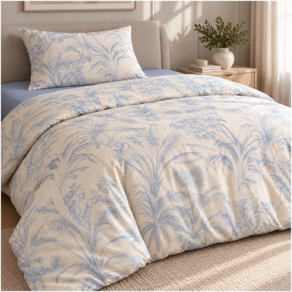 Bed linen Zastelli 2008/14-4206 Pearl Blue satin (1 pc) ����