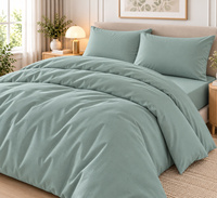 Bed linen Zastelli 14-4206 Pearl Blue Satin