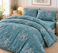 Bed linen Zastelli Green horizons 2009/15-0336 Herbal Garden satin