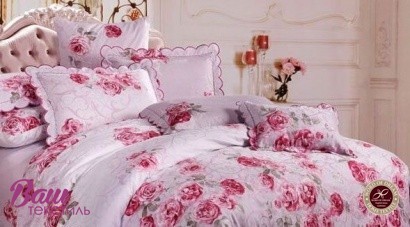 Bed linen set Word of Dream  053 Sweet Dream Jacquard with embroidery 